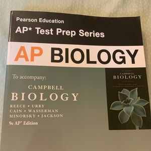 Pearson Education AP test prep book AP BIOLOGY
